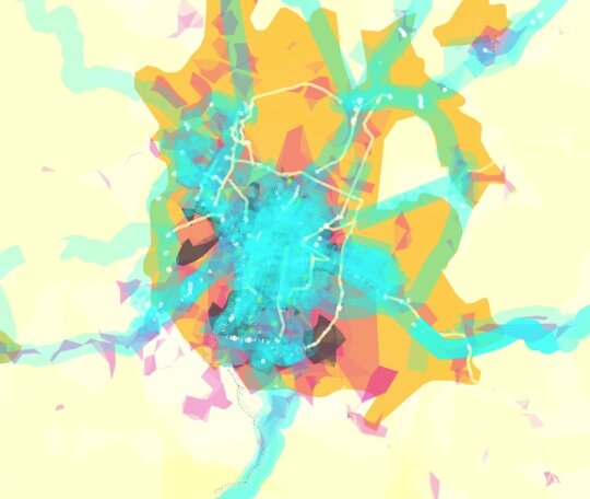 MexicoDF PrettyMaps Mexico